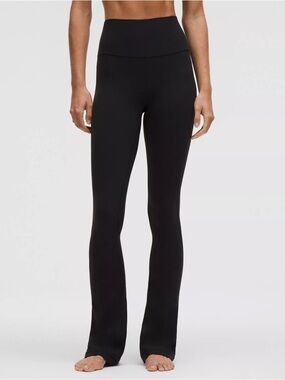 Lululemon Align High-Rise Mini-Flare Regular Length Leggings in Black